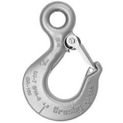 Lifting Chain hook 1.15 TON 8mm Clevis Sling Hooks with Safety Catch 