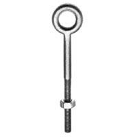 5/8"-11 X 12" Hot Dipped Galvanized Forged Eye Bolt with Hex Nut 