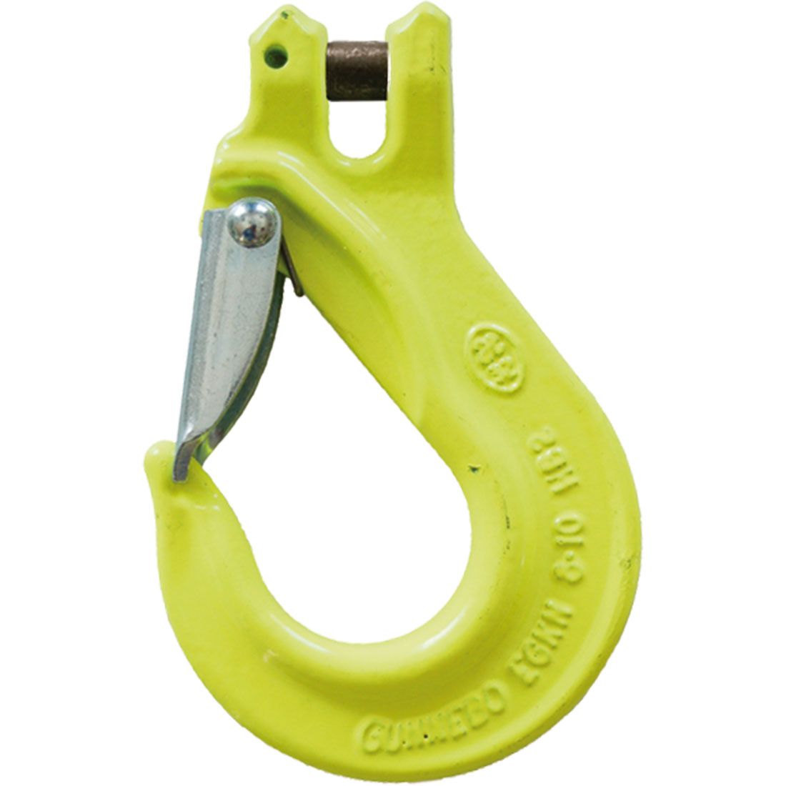 Grade 100 6.7 Ton Chain Component Lifting Clevis Sling Hook with Latch 13MM 