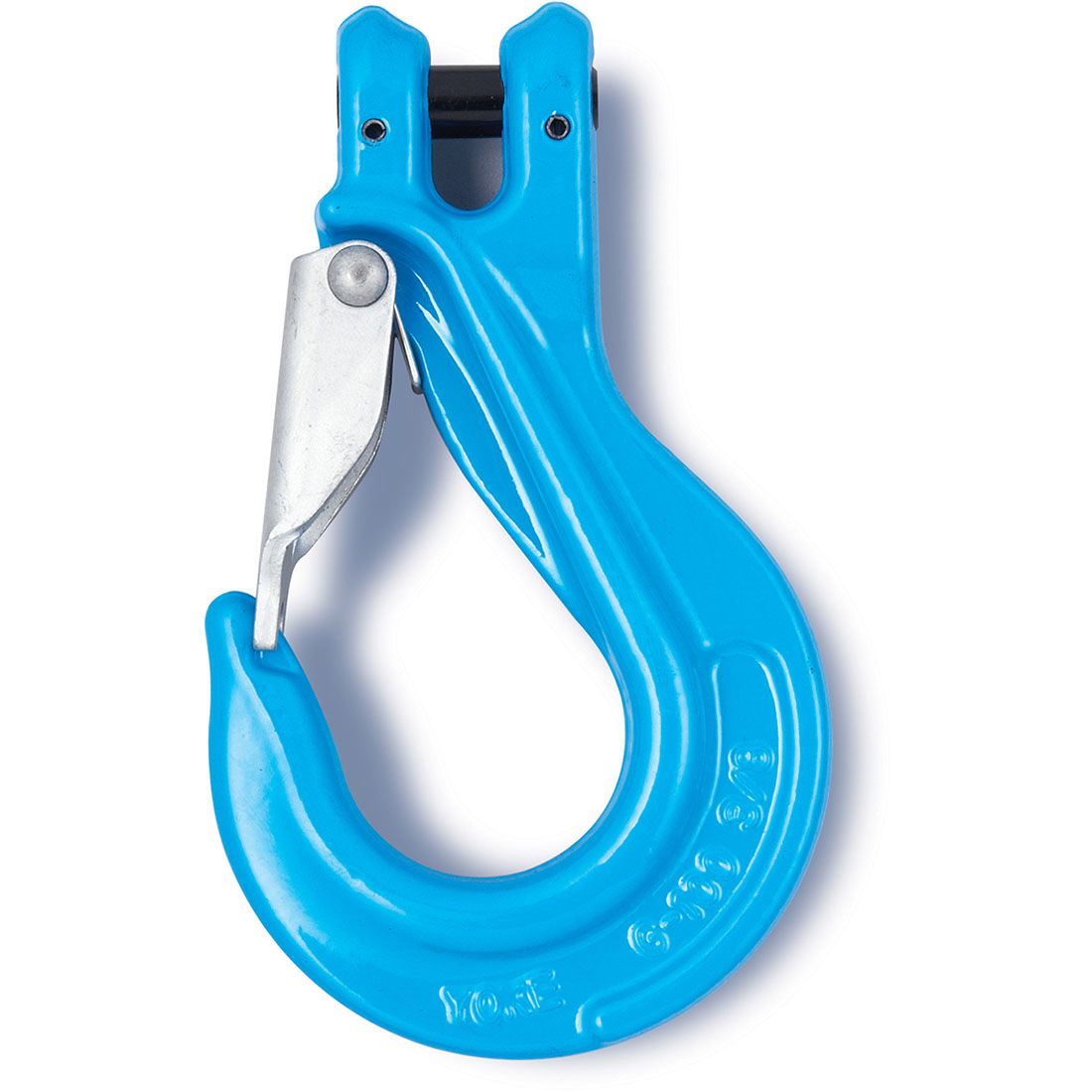 5/16 Clevis Sling Hook with Safety Latch Grade 100 WLL 5700 LBS BS 22800 LBS
